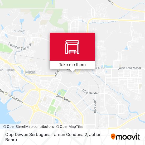 Opp Dewan Serbaguna Taman Cendana 2 map