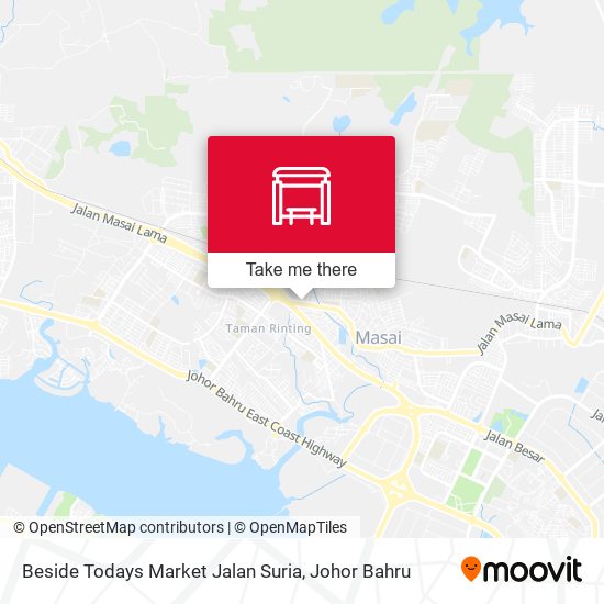 Beside Todays Market Jalan Suria map