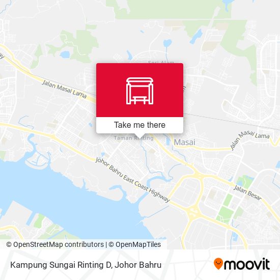 Kampung Sungai Rinting D map