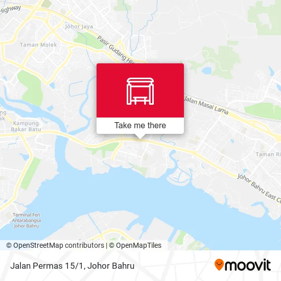 Jalan Permas 15/1 map