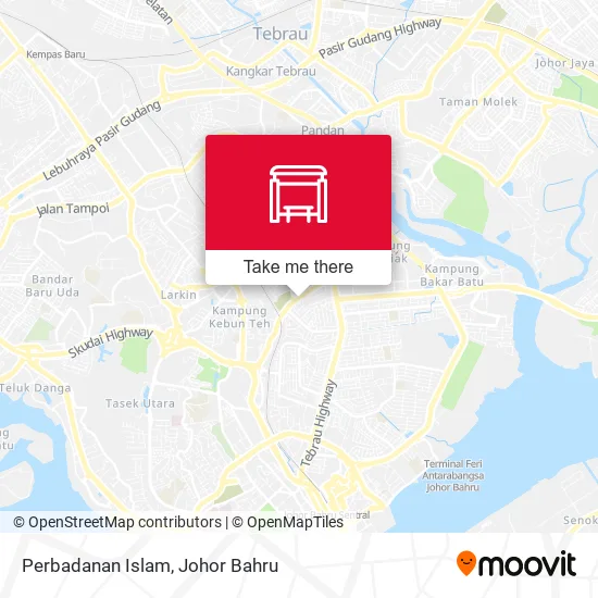 Perbadanan Islam map