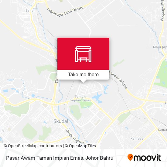 Pasar Awam Taman Impian Emas map