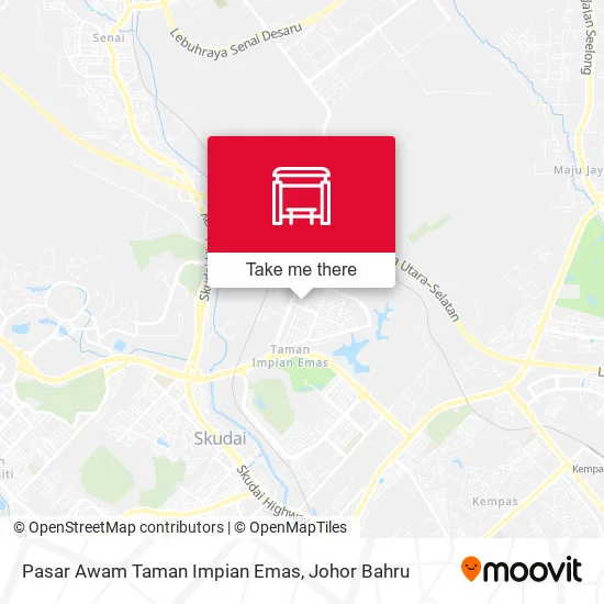 Pasar Awam Taman Impian Emas map