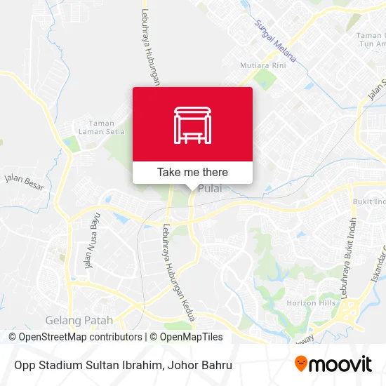 Opp Stadium Sultan Ibrahim map
