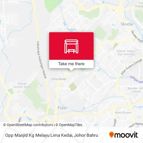 Opp Masjid Kg Melayu Lima Kedai map
