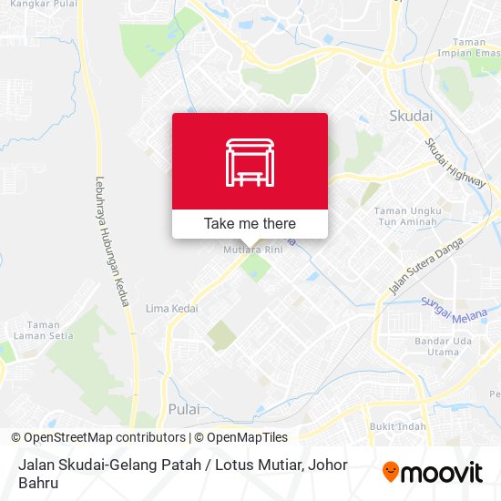Jalan Skudai-Gelang Patah / Lotus Mutiar map