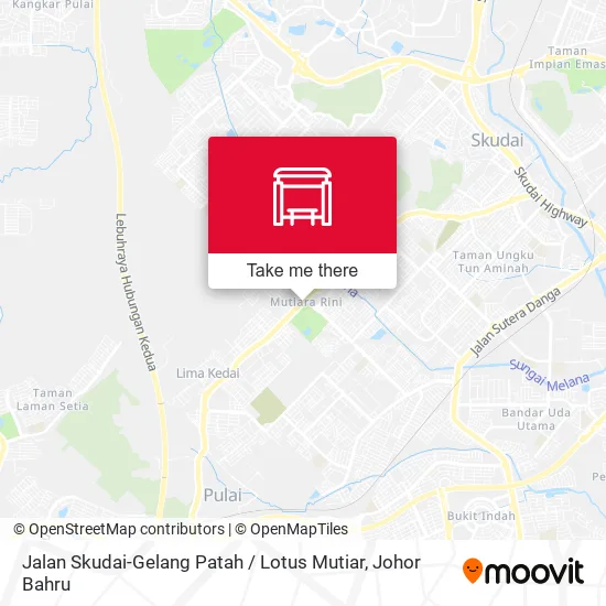 Jalan Skudai-Gelang Patah / Lotus Mutiar map