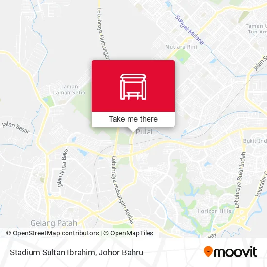Stadium Sultan Ibrahim map
