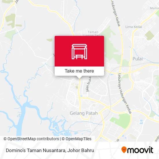 Domino's Taman Nusantara map