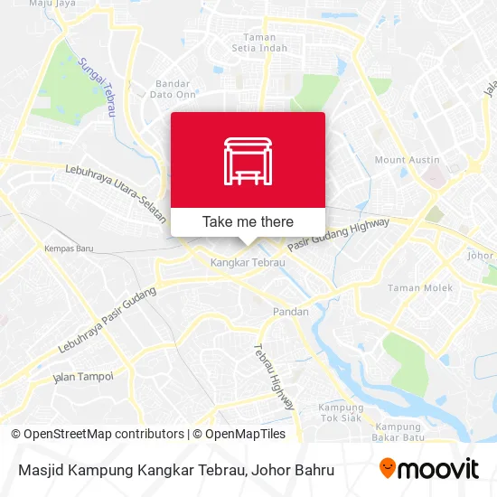 Masjid Kampung Kangkar Tebrau map