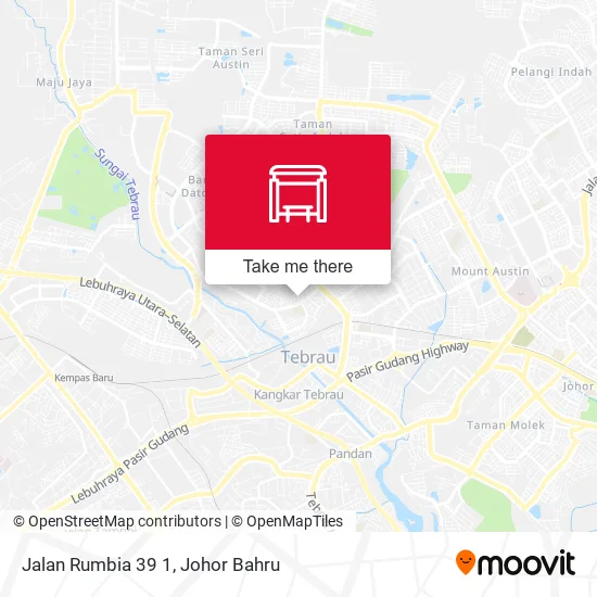 Jalan Rumbia 39 1 map