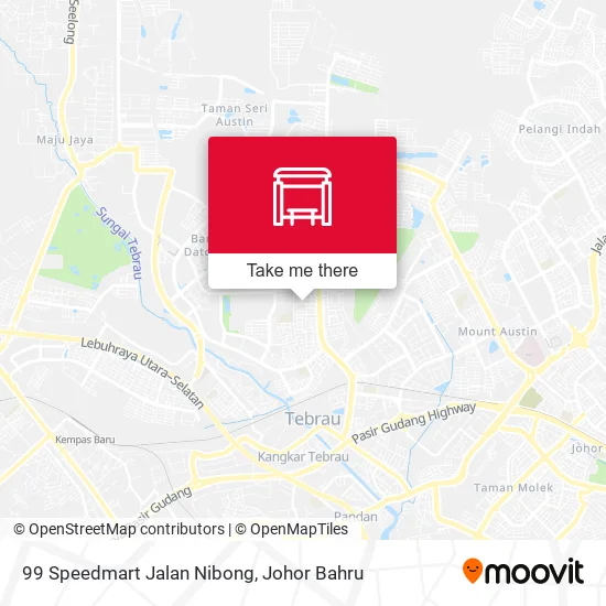 99 Speedmart Jalan Nibong map