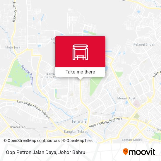 Opp Petron Jalan Daya map