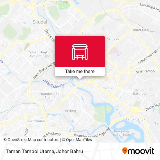 Taman Tampoi Utama map