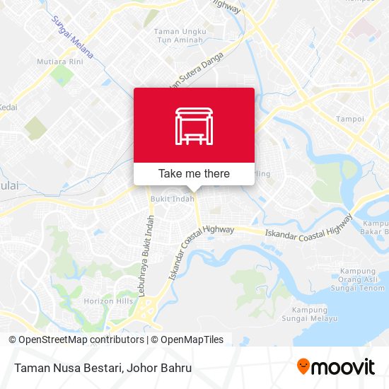 Taman Nusa Bestari map