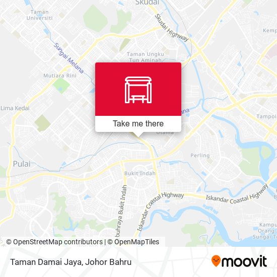 Taman Damai Jaya map