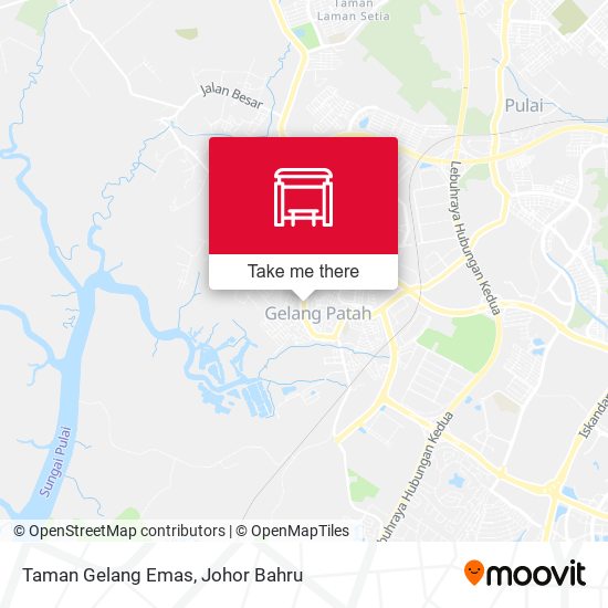 Taman Gelang Emas map