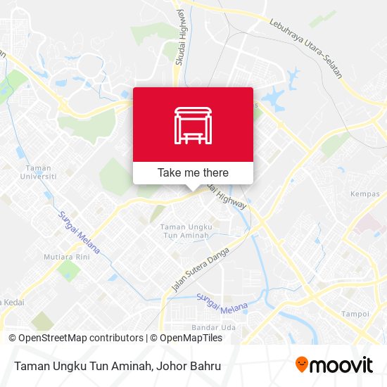 Taman Ungku Tun Aminah map