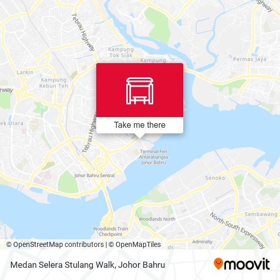 Medan Selera Stulang Walk map