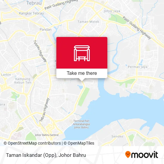 Taman Iskandar (Opp) map