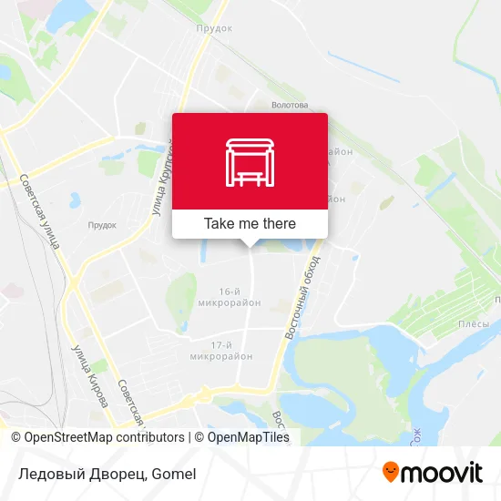 Ледовый Дворец map