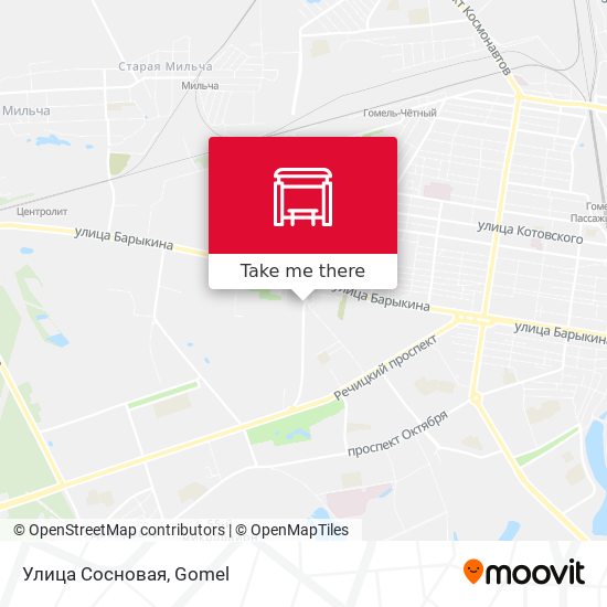 Улица Сосновая map