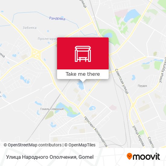 Улица Народного Ополчения map