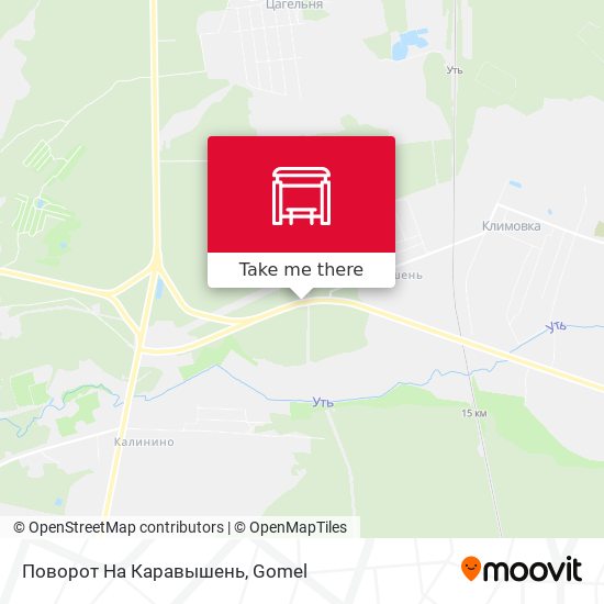 Поворот На Каравышень map