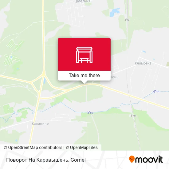 Поворот На Каравышень map