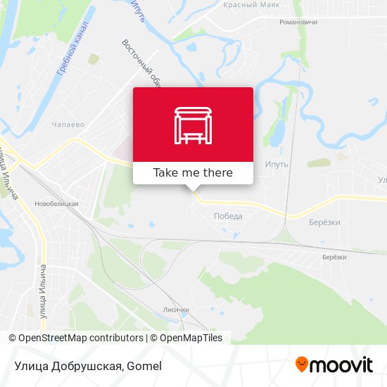Улица Добрушская map