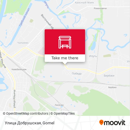 Улица Добрушская map