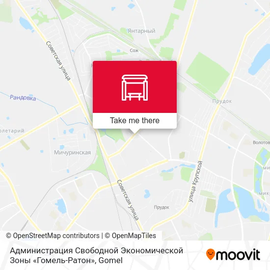 Администрация Свободной Экономической Зоны «Гомель-Ратон» map