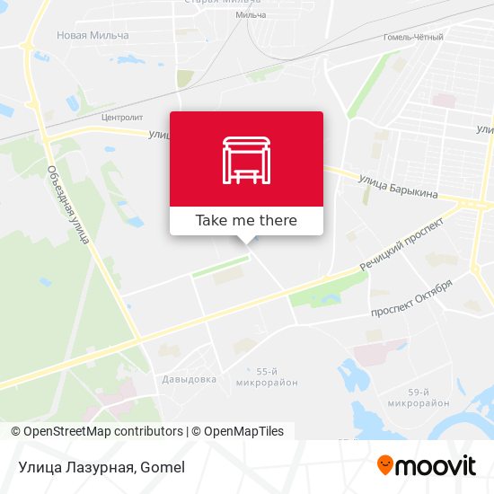 Улица Лазурная map