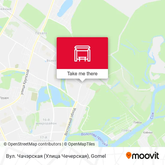 Вул. Чачэрская (Улица Чечерская) map