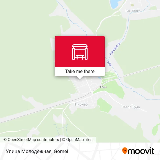 Улица Молодёжная map