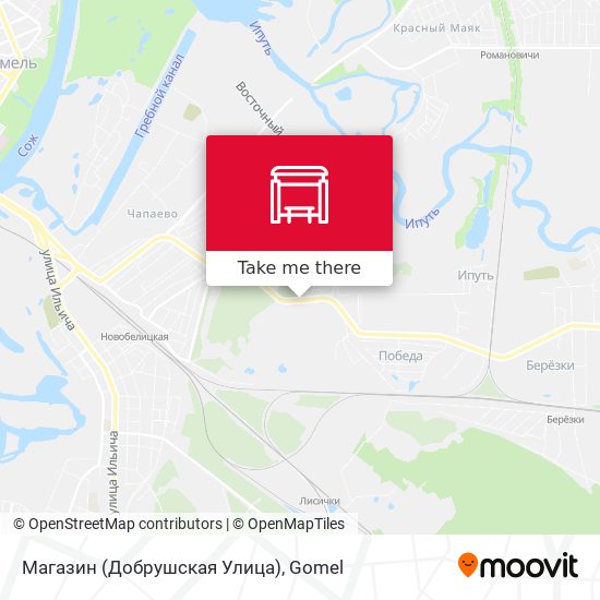 Магазин (Добрушская Улица) map