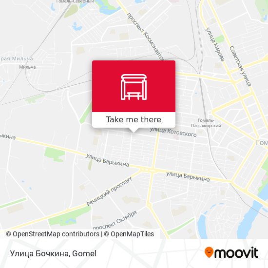 Улица Бочкина map