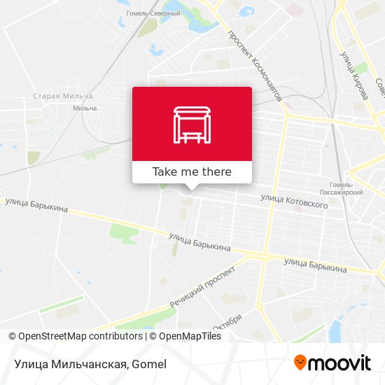 Улица Мильчанская map