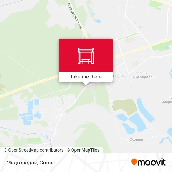 Медгородок map