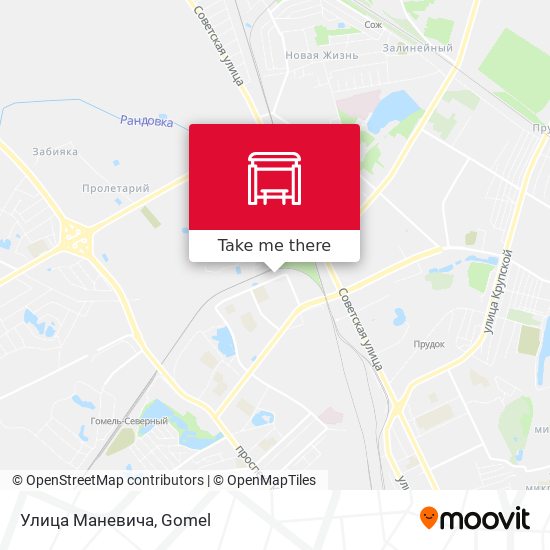 Улица Маневича map