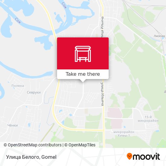 Улица Белого map
