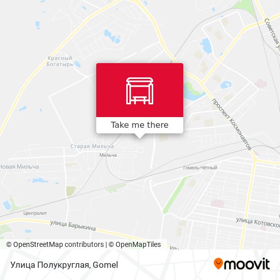 Улица Полукруглая map
