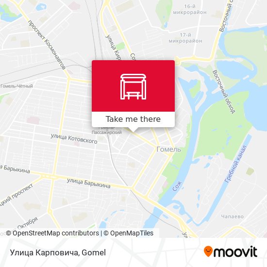 Улица Карповича map