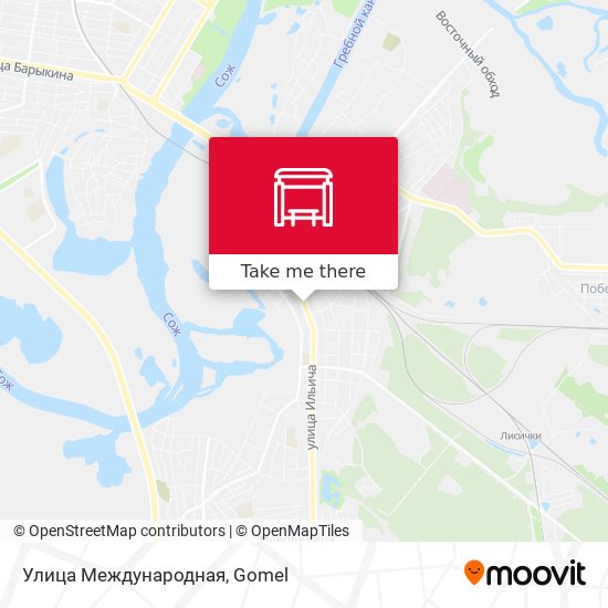 Улица Международная map