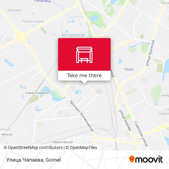 Улица Чапаева map