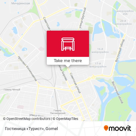 Гостиница «Турист» map