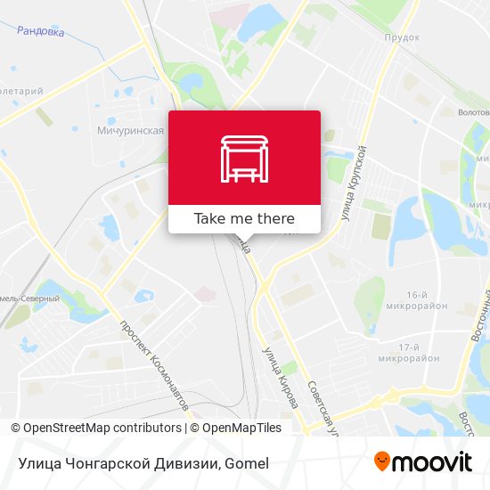 Улица Чонгарской Дивизии map