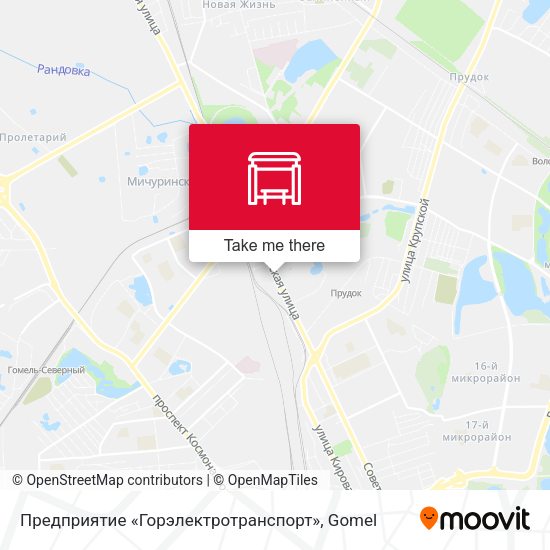 Предприятие «Горэлектротранспорт» map