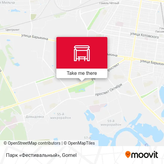 Парк «Фестивальный» map