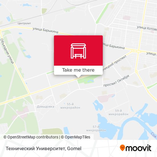 Технический Университет map